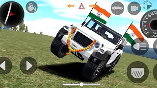 Dollar Song Modified Mahindra White Thar 😈 Indian Cars Simulator 3D  Android Gameplay Part 1 [upl. by Lauzon926]