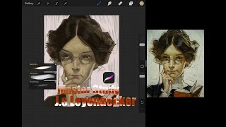 JC Leyendecker  Portrait Master Study in Procreate  Art Tutorialquot [upl. by Gusba]