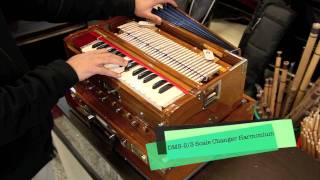 DMS  53 Professional Quality Portable Scale Changer Harmonium in Teak Wood [upl. by Naimed]