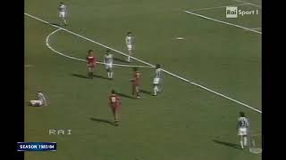 ROMA 0 x 0 JUVENTUS 1984 CAMPEONATO ITALIANO [upl. by Rooker]