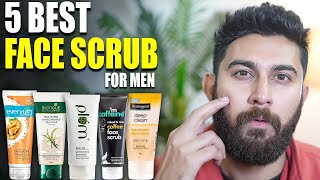 BEST 5 FACE SCRUB FOR GLOWING amp CLEAR SKIN  SKINCARE TIPS FOR MEN  DSBOSSKO [upl. by Aikimat274]