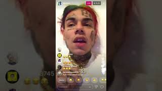 6IX9INE previews “KEKE” on live IG [upl. by Aleta]