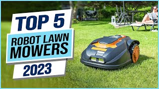 Top 5 Best Robot Lawn Mowers 2024 [upl. by Fondea]