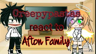 Creepypastas react to Afton Family Memes  Part 35  Clara Afton  Credits in desc [upl. by Inama]