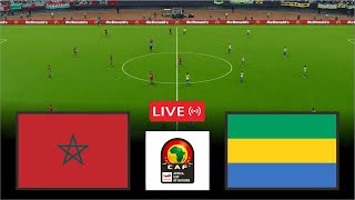 🔴Maroc vs Gabon LIVE⚽Coupe dAfrique des Nations CAF 2024  simulateurs de jeux vidéo [upl. by Kenay276]