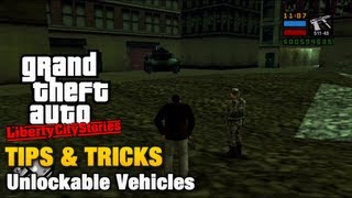 GTA Liberty City Stories  Tips amp Tricks  Unlockable Vehicles [upl. by Main]