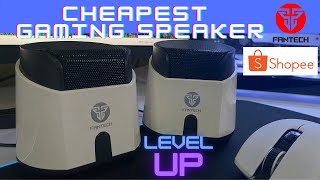 Cheapest Branded Gaming Desktop Speaker Fantech GS201 Hellscream  SHOPEE Purchase [upl. by Adnerad]