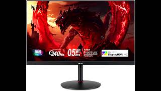 Review Acer Nitro 27quot WQHD Gaming Monitor  XV272U W2bmiiprx  AMD FreeSync Premium [upl. by Yllod]