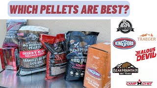 WHICH WOOD PELLETS ARE BEST  Which pellet brand is best for your smoker Pit Boss Traeger [upl. by Aicrag]