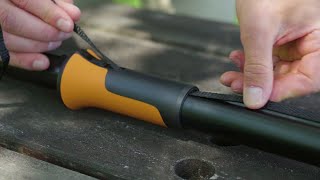 How to change the rope in the Fiskars tree pruner UPX86 [upl. by Kristan]