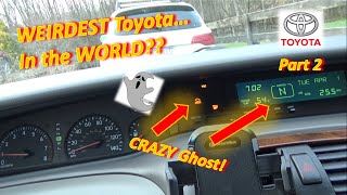 WEIRDEST Toyota in the WORLD Part 2  Flashing CEL Clicking Dash amp Display Wonky TEMP Gauge [upl. by Ehttam369]