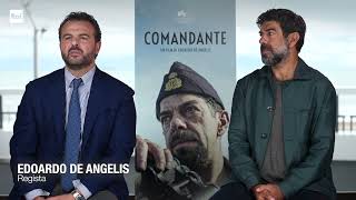 COMANDANTE  Venezia 80  Intervista a Edoardo De Angelis e Pierfrancesco Favino [upl. by Atineg215]