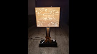 Lampe lithophanie Metallica en impression 3D [upl. by Alcina]