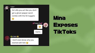 ●Mina Exposes TikToks MHA Texting Story● [upl. by Aubreir197]