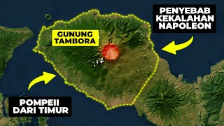 Sepuluh kali lipat dari Letusan Gunung Krakatau Inilah Letusan Gunung Tambora [upl. by Alys374]