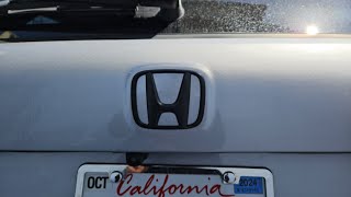 Plasti dip emblem on a Honda Pilot [upl. by Idner]