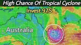 JTWC Showing High Chance for Tropical Low 97S to Become A Cyclone  30 Dec 2021 [upl. by Ylim117]