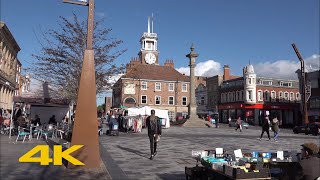 StocktononTees Walk Town Centre【4K】 [upl. by Wendin]