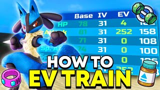 The BEST EV Training Guide in Pokemon Brick Bronze [upl. by Studdard961]