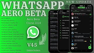 WhatsApp Aero Beta Update Terbaru  Aero WhatsApp terbaru 2024  WhatsApp mod terbaru 2024 [upl. by Levona]