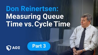 3 Don Reinertsen Measuring Queue Time vs Cycle Time [upl. by Eliason]