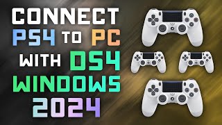 How to Connect PS4 Controller to PC w DS4 Windows  2024 Tutorial [upl. by Katharina477]