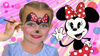 Minnie Mouse Face Paint  WigglePop [upl. by Faubert195]