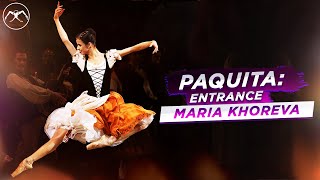 Ballet PAQUITA entrance ballerina Maria Khoreva [upl. by Sirad]