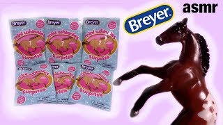 ASMR Breyer Mini Whinnies Surprise Series 3 Horse Mystery Blind Bags [upl. by Ardeed]