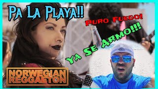 VAMOS A LA FIESTA Nanowar Of Steel  Norwegian Reggaeton  REACCION [upl. by Burnaby]