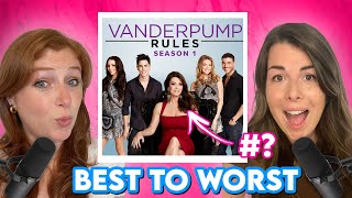 We Breakdown the Best amp Worst Vanderpump Rules Seasons  Real Couchwives Podcast 89 [upl. by Enialedam]