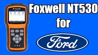 Foxwell NT530 Scan Tool for Ford Tested on Ford Focus Diesel [upl. by Ingemar384]