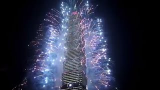 Taipei 101 fireworks 2015 [upl. by Monteria788]