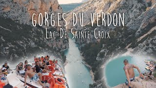 Gorges du Verdon  Lac de Sainte Croix Pedalo Adventure [upl. by Noryk762]