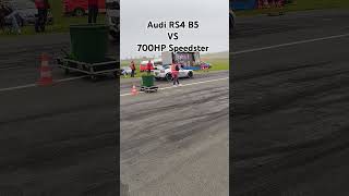 700HP Opel Speedster Turbo VS Audi RS4 14 Mile Battle efrgermany [upl. by Negriv]