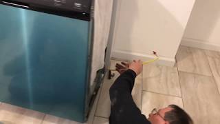 How to install a new Frigidaire dishwasher [upl. by Mrots]