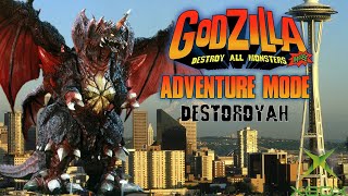 Godzilla Destroy All Monsters Melee XBOX  Destoroyah [upl. by Ragland810]