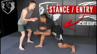 Wrestling for MMA Stance amp Entry for Takedowns [upl. by Enimsay796]