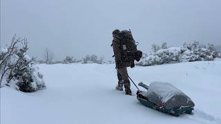 Camping in a Blizzard  Extreme Winter Storm Tent Camping Adventure in Heavy Snow Survival [upl. by Niar154]