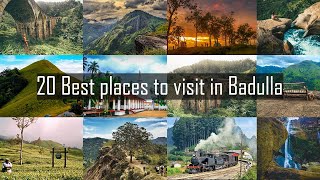 20 Best place to visit in Badulla  බදුල්ලේ ලස්සනම තැන් 20ක් [upl. by Conny80]