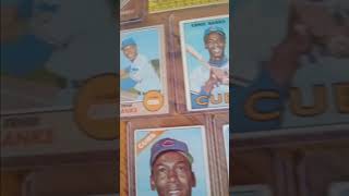 Full collection Ernie Banks Topps cards baseball cards erniebanks Topps tradingcards [upl. by Loats]