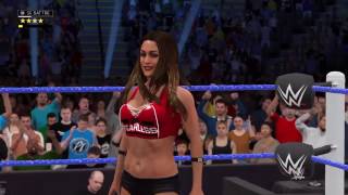 WWE 2K17  Natalya vs Nikki Bella  SmackDown Live [upl. by Llehsam]