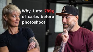 Eating 789g of CARBS the day before photoshoot [upl. by Meg]