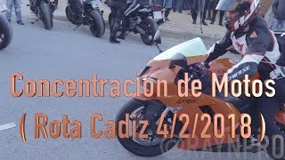 Concentración de Motos HD  Rota Cadiz 422018 [upl. by Ispep]