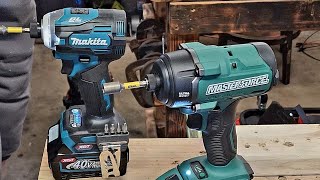 Makita 40V VS Masterforce Hydrolic Impact 😲😲👍👍👏👏 [upl. by Ahtebbat]