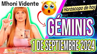 EL MEJOR MES DEL AÑO PARA TI 💲 MHONI VIDENTE 🔮 Horóscopo de hoy GÉMINIS 1 de SEPTIEMBRE 2024 ❤️monhi [upl. by Annotahs]