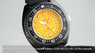 Certina DS Super PH1000M Limited Edition C0249071728110 Preowned [upl. by Lyudmila]