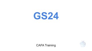 CAFA Training GS24 [upl. by Ingemar610]