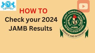 How to check your JAMB result [upl. by Nylevol]