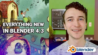 Blender 43 New Features Official Overview [upl. by Anirtal]